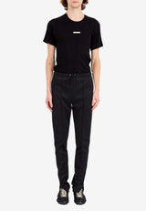 Maison Margiela Four Stitch Logo Skinny Track Pants Black S50KA0675S23168_900