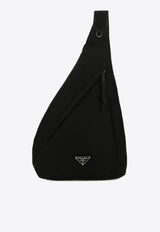 Prada Re-Nylon Triangle Logo Backpack Black 2VZ092VOMO2DMG_F0002