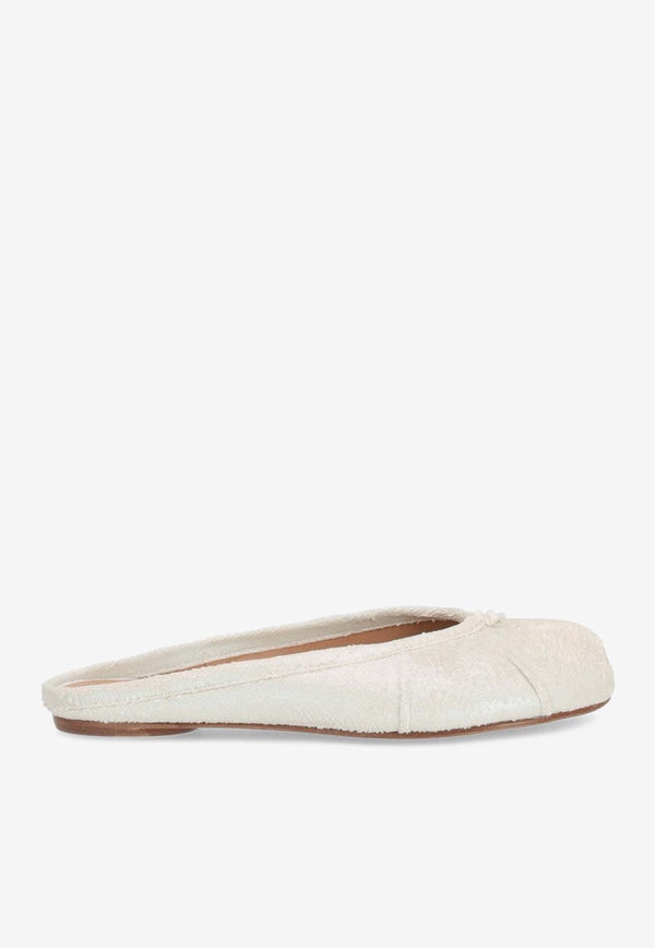 Maison Margiela Tabi Leather Flat Mules White S39WZ0105P8159_HA740