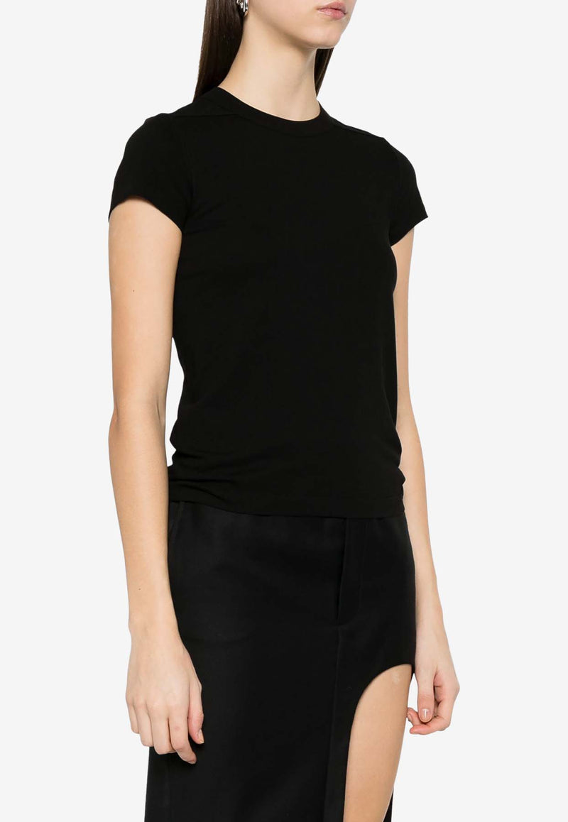 Rick Owens Level Crewneck T-shirt Black RP01E7235JA_09