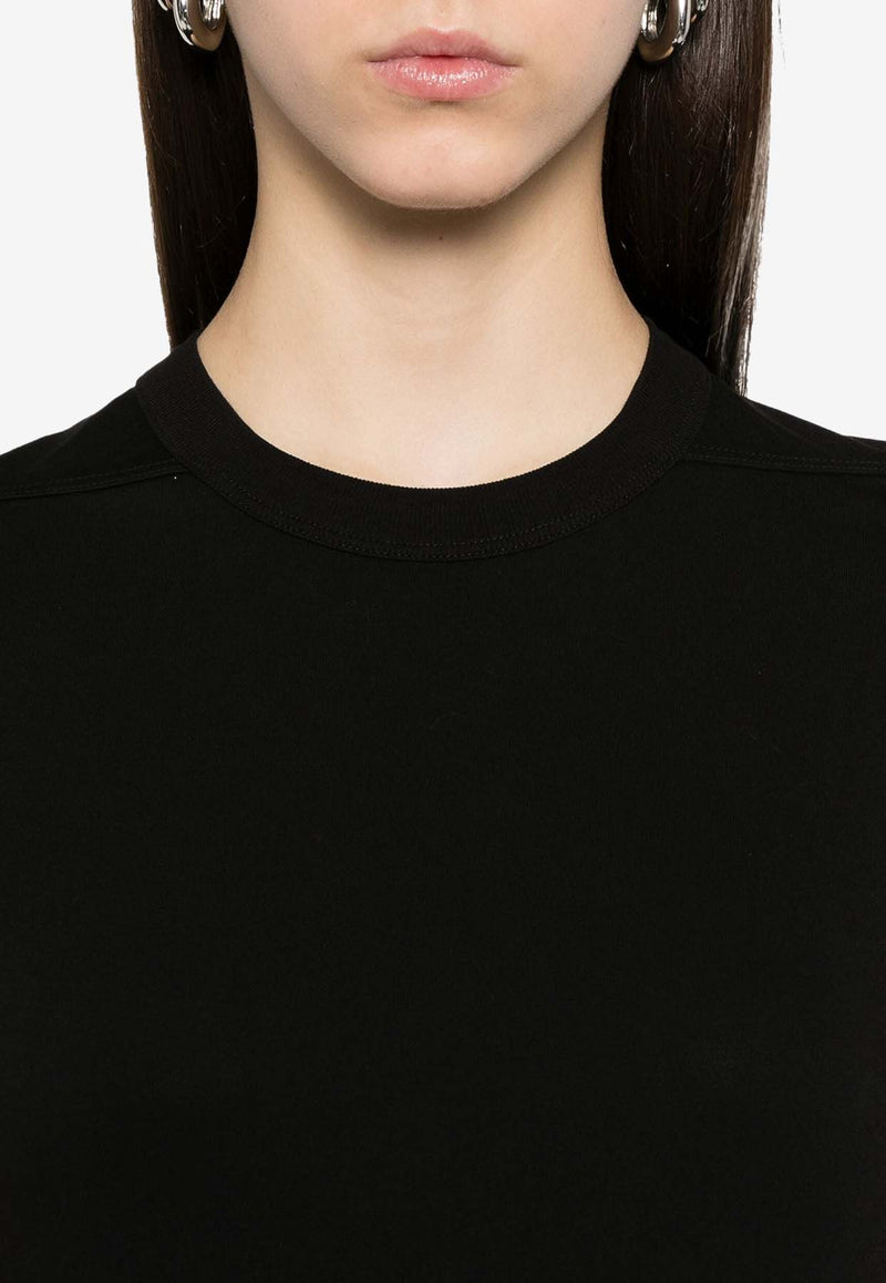 Rick Owens Level Crewneck T-shirt Black RP01E7235JA_09