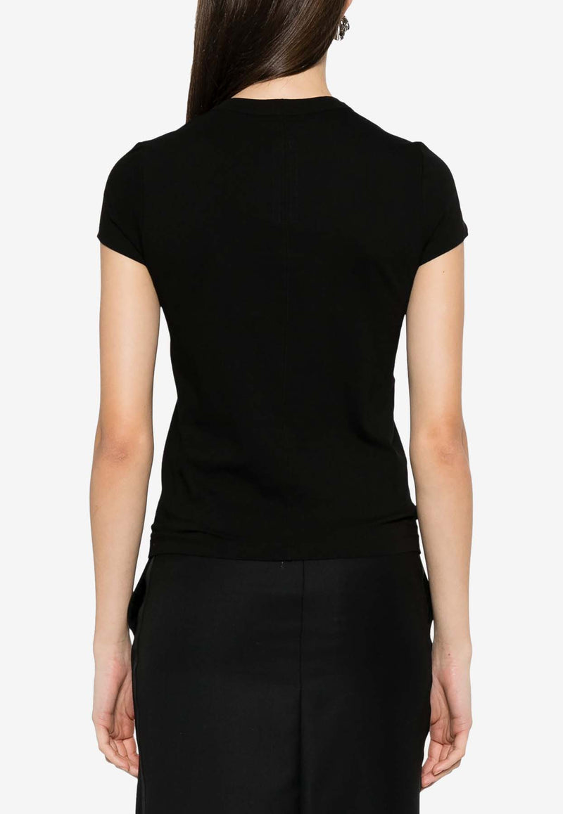 Rick Owens Level Crewneck T-shirt Black RP01E7235JA_09