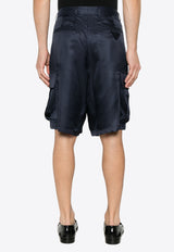 Prada Silk Cargo Shorts Blue SPH460SOOO16GE_F0008