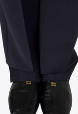 Miu Miu Straight-Leg Pants Blue MP1840SOOO12I1_F0124