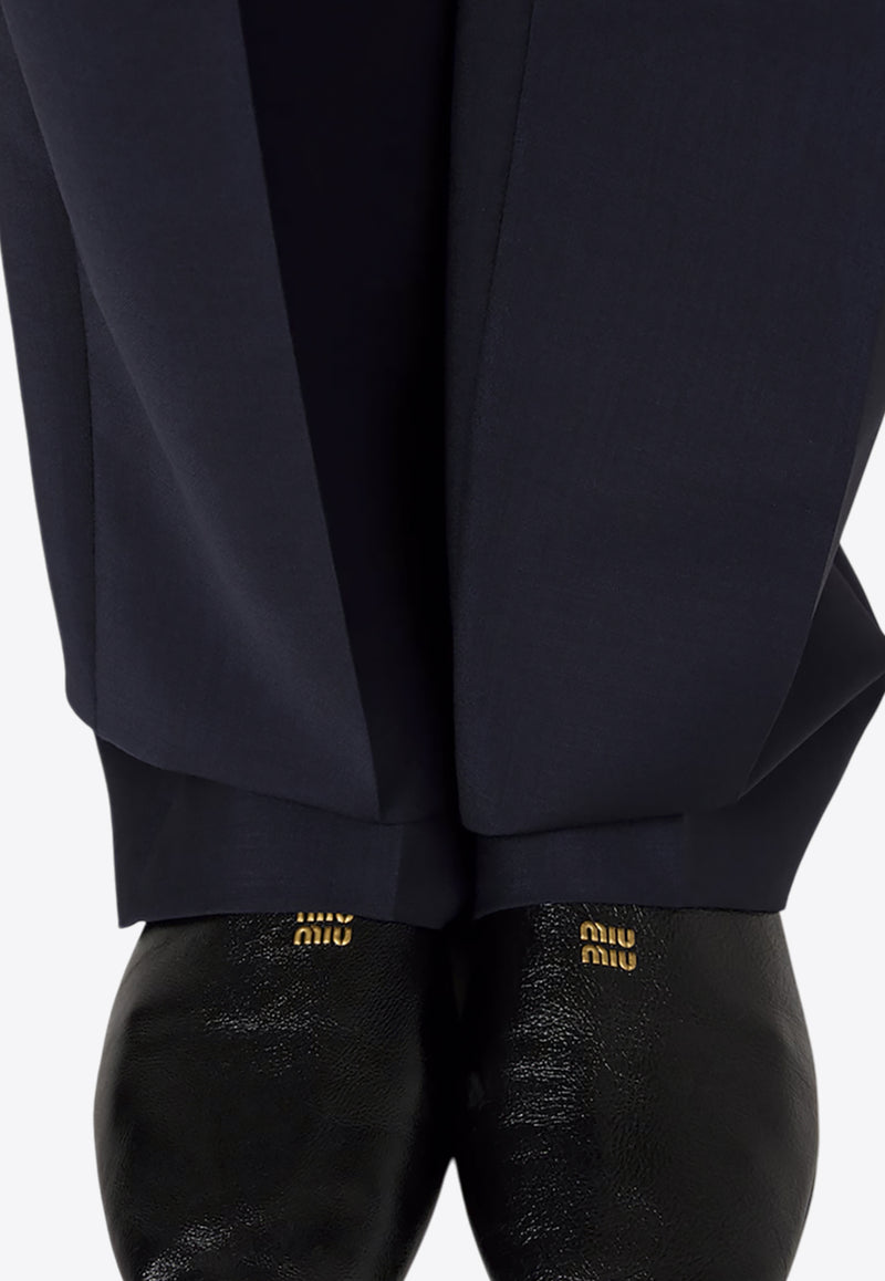 Miu Miu Straight-Leg Pants Blue MP1840SOOO12I1_F0124