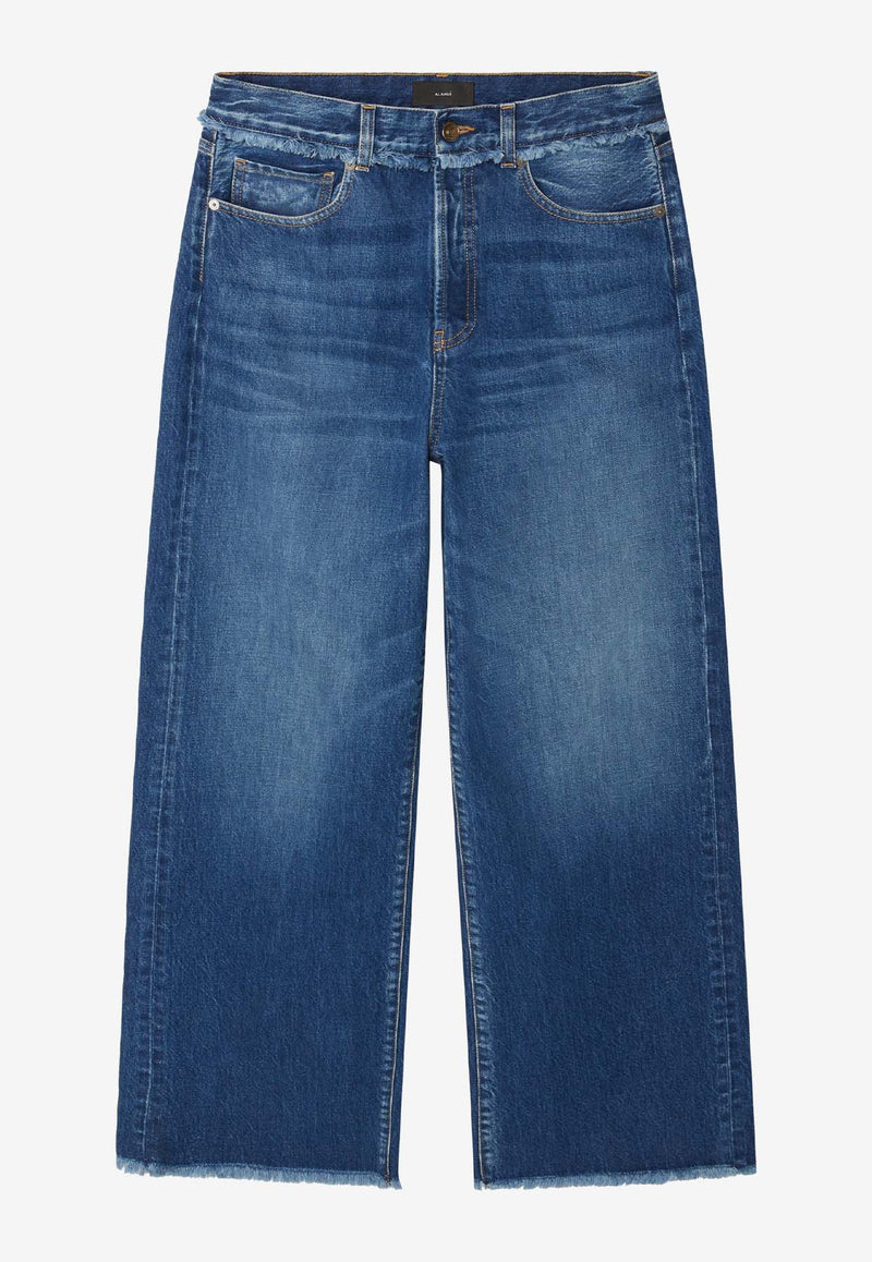 Alanui Fringed Wide Leg Jeans Blue LWYA01AR25DEN001_4700