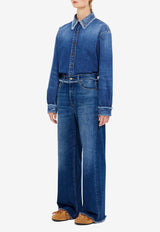 Alanui Fringed Wide Leg Jeans Blue LWYA01AR25DEN001_4700