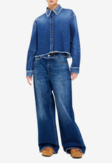 Alanui Fringed Wide Leg Jeans Blue LWYA01AR25DEN001_4700