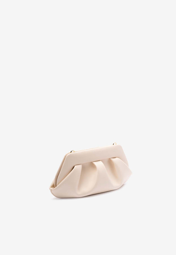 Themoiré Emera Faux Leather Clutch Bag Cream TMCOEMRN_81