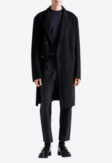 Prada Logo Jacquard Silk Sweater Midnight Blue UMB927SOOO16AI_F0008