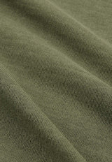 Glanshirt by Slowear Basic Crewneck T-shirt Sage 815214 ZG380_SAGE