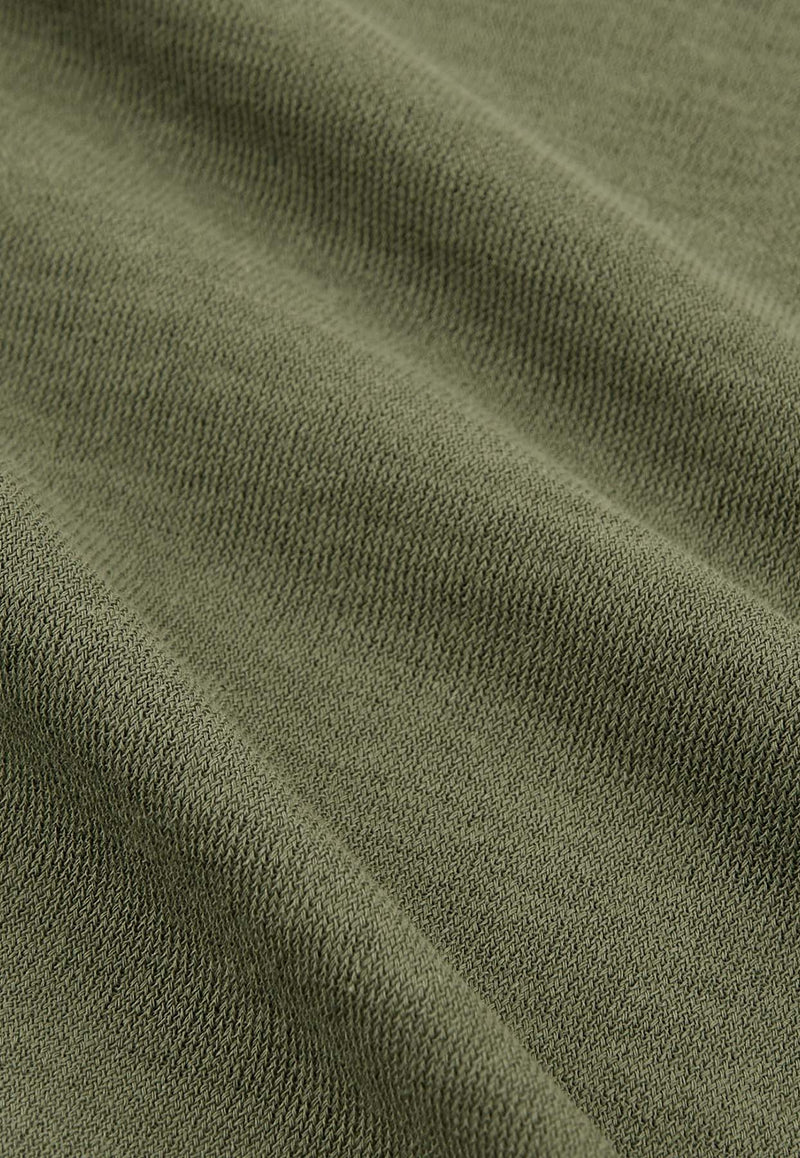 Glanshirt by Slowear Basic Crewneck T-shirt Sage 815214 ZG380_SAGE