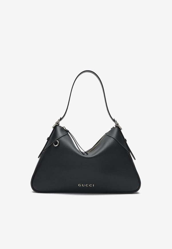 Gucci Large GG Embossed Leather Tote Bag Black 815217AAEC2/Q_GUC-1000