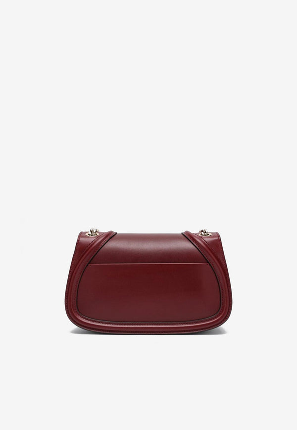 Gucci Small Blondie Leather Crossbody Bag Burgundy 815715AAEEX/Q_GUC-6207