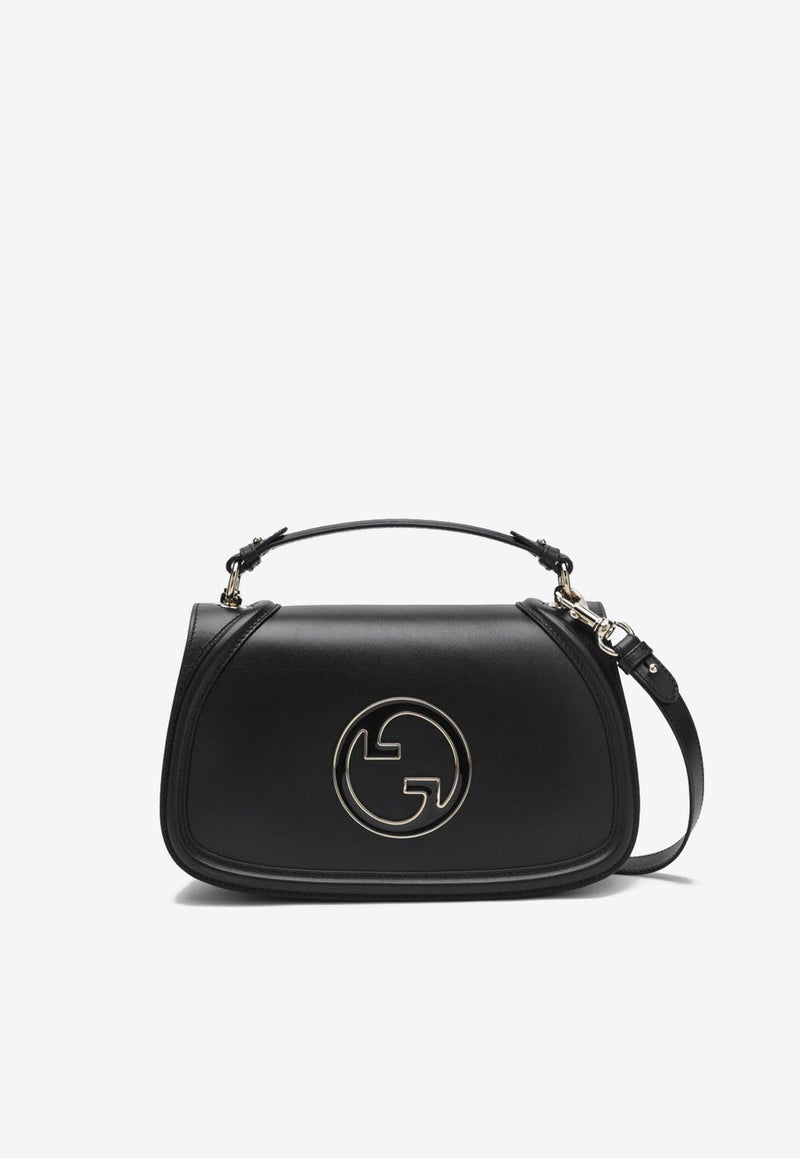 Gucci Medium Blondie Leather Crossbody Bag Black 815719AAEEX/Q_GUC-1000