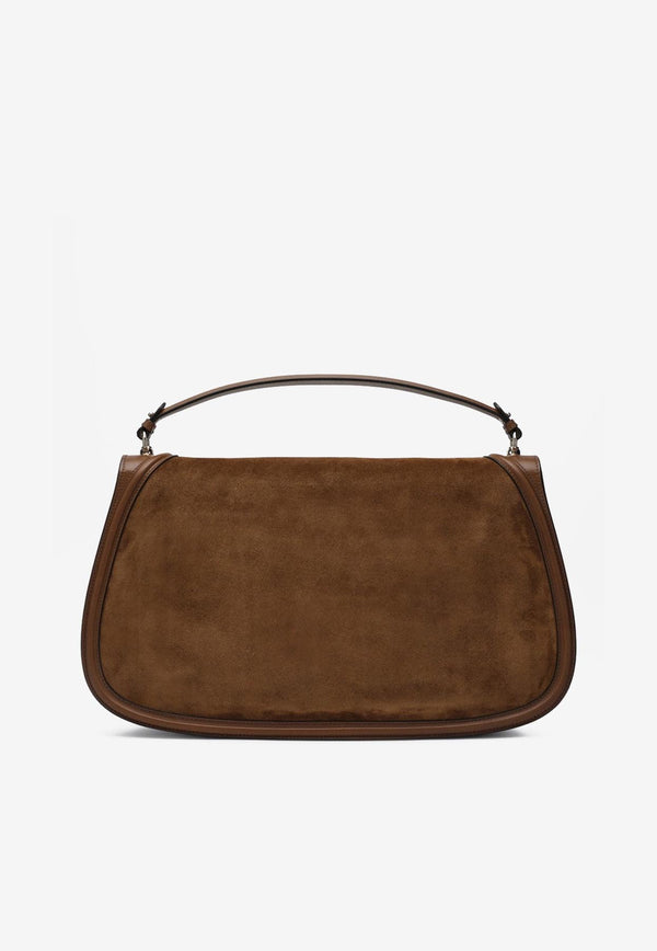 Gucci Large Blondie Suede Crossbody Bag Brown 815723CAAAU/Q_GUC-2808