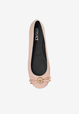 Opera Bow Patent Leather Ballet Flats