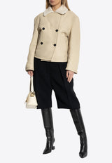 The Mojave Double-Breasted Shearling Coat
