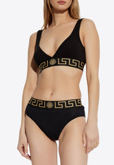 Greca Border Triangle Bralette