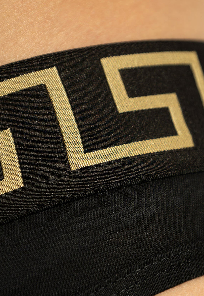 Versace Greca Border Briefs - Set of 2 AU10180 1A10011-A83K