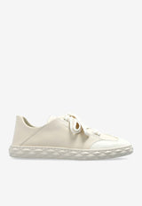 Jimmy Choo Diamond Light Flex Low-Top Sneakers  Latte DIAMOND LIGHT FLEX F LMX-V LATTE
