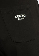 Kenzo sweatpants with logo patch Black FF52PA739 4MF-99J