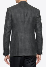 Single-Breasted Prince of Wales Blazer