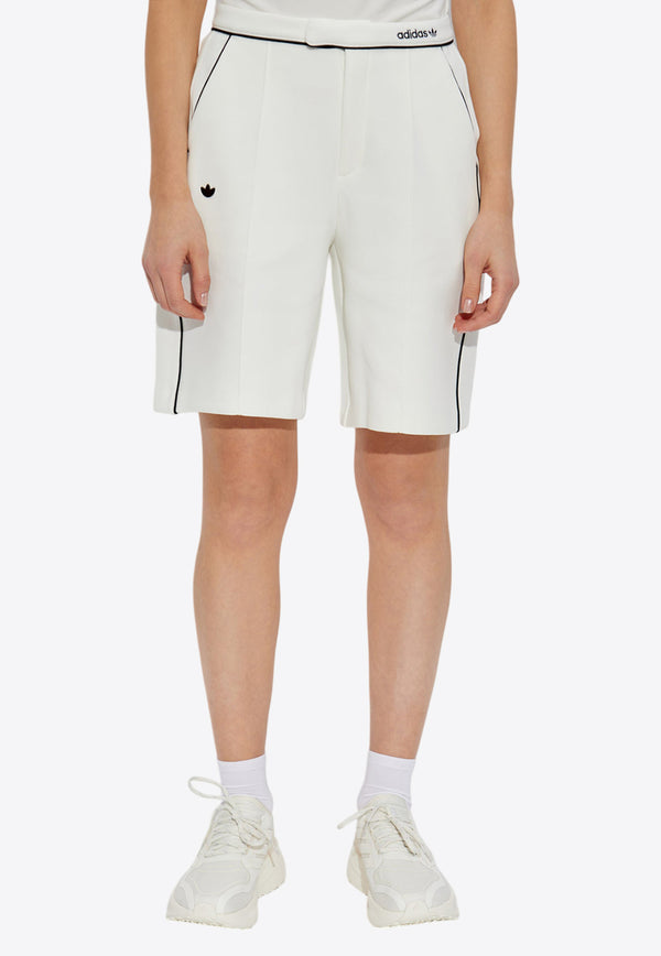 Adidas Originals Trefoil Logo Bermuda Shorts White JD5475 0-OWHITE