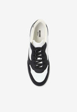 Two-Toned Leather Sneakers