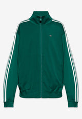 Adidas Originals Firebird Logo Zip-Up Sweatshirt Green JX7171 0-CGREEN