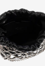 Off-White Crystal Embellished Handbag Black OWNN188C99 MET001-1001