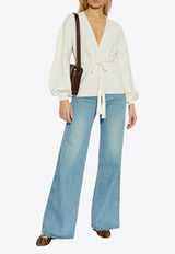 كارديغان تيبيريو من الصوف بأربطة شد