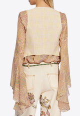 V-neck Linen Vest
