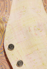 V-neck Linen Vest