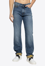 جينز باروكو بقَصة ساق مُستقيمة