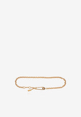 Versace Safety Pin Chain-Link Belt Gold 1018366 1A00620-3P000