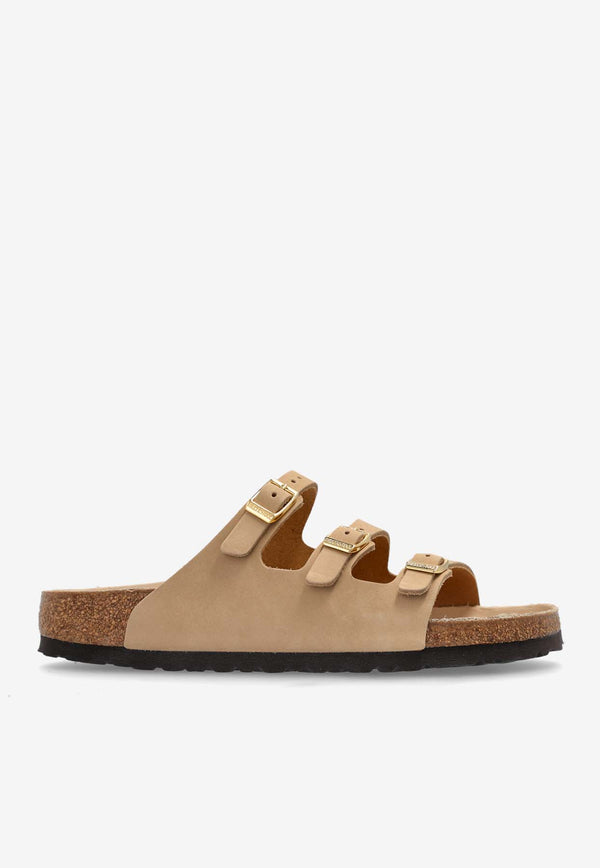 Birkenstock Florida Fresh Triple-Strap Slides 1029480 0-SANDCASTLE