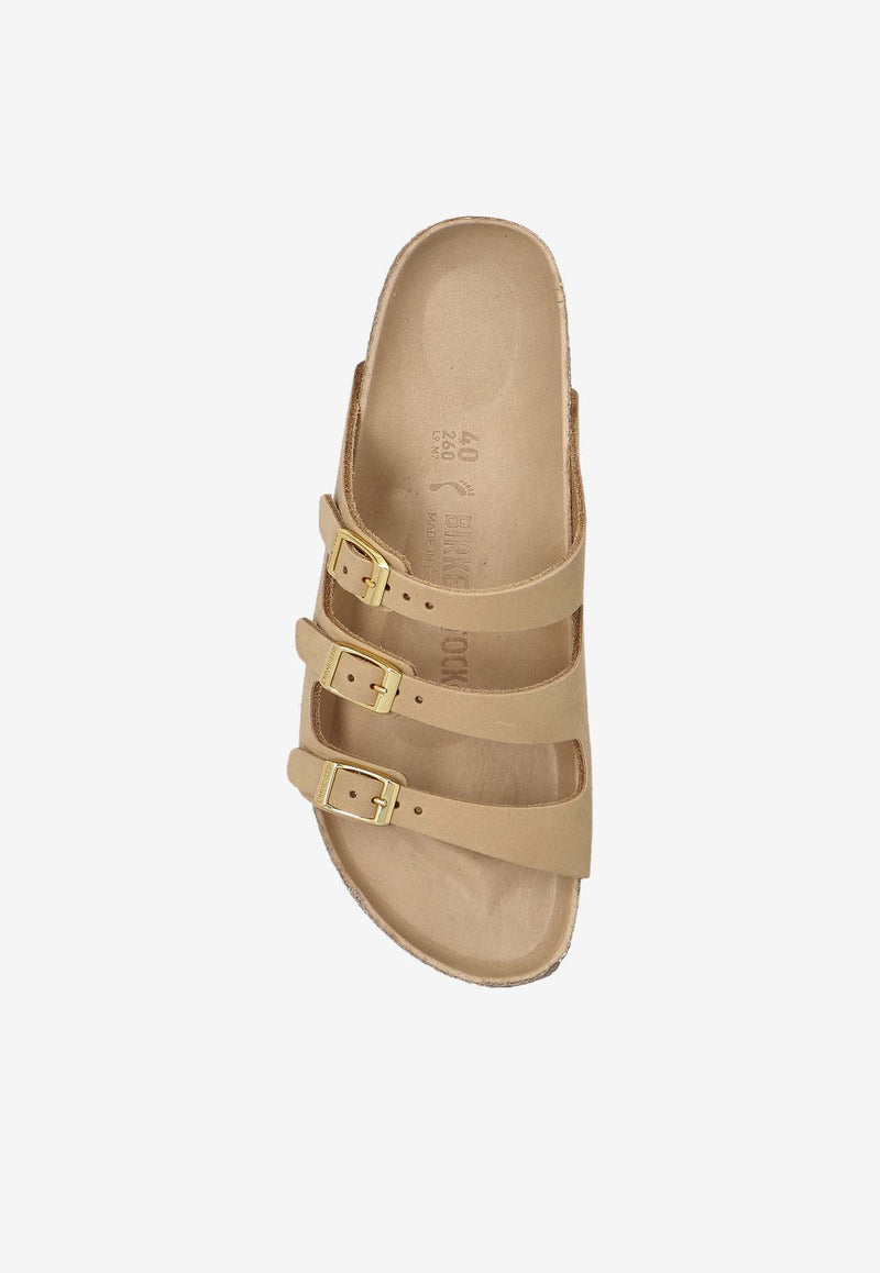 Birkenstock Florida Fresh Triple-Strap Slides 1029480 0-SANDCASTLE