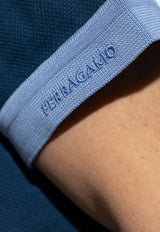 Contrasting Sleeve-Cuffs Polo T-shirt