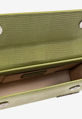 Le Chiquito Long Handbag in Lizard-Embossed Leather