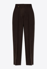 Straight-Leg Tailored Pants