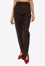 Straight-Leg Tailored Pants