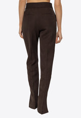 Straight-Leg Tailored Pants