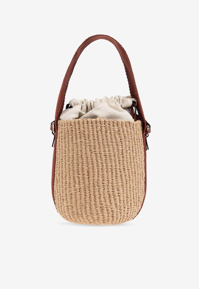 Chloè Small Horse Medal Woven Shoulder Bag CHC25SS592 O82-27S