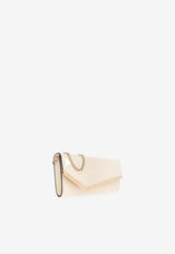 Jimmy Choo Emmie Patent Leather Clutch Latte EMMIE PAT-LATTE LIGHT GOLD