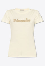 Pearl Embroidered Logo T-shirt