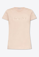 Pearl Embroidered Logo T-shirt