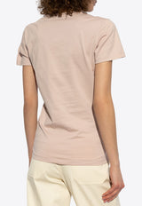 Pearl Embroidered Logo T-shirt