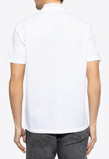 Versace Medusa Embroidered Polo T-shirt White 1013906 1A13463-1W000