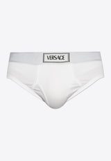90s Vintage Logo Rib-Knit Briefs
